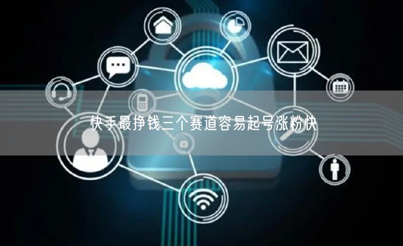 快手最挣钱三个赛道容易起号涨粉快